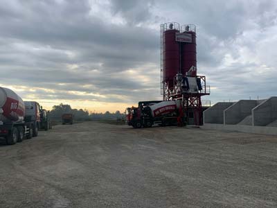 Proizvodnja i prodaja betona, betonara Novska