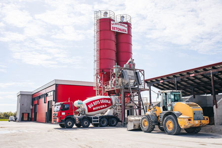 Proizvodnja-betona, Betonara-Novska