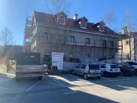 Izgradnja apartmana Slunj