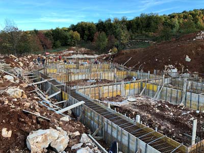 Izgradnja kampa Smoljanec