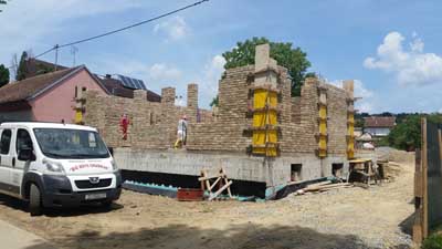 Izgradnja obiteljske kuće Novska