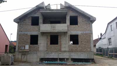 Izgradnja obiteljske kuće Novska