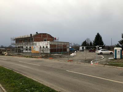 Izgradnja zgrade Hrvatske vode Novska